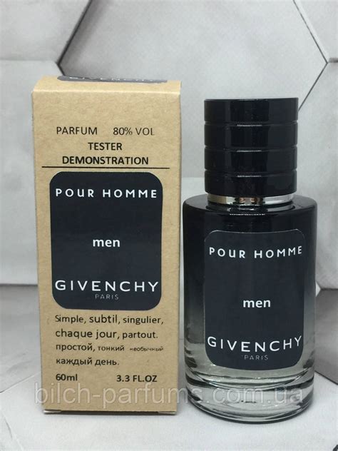 givenchy pour homme тестер|givenchy cologne.